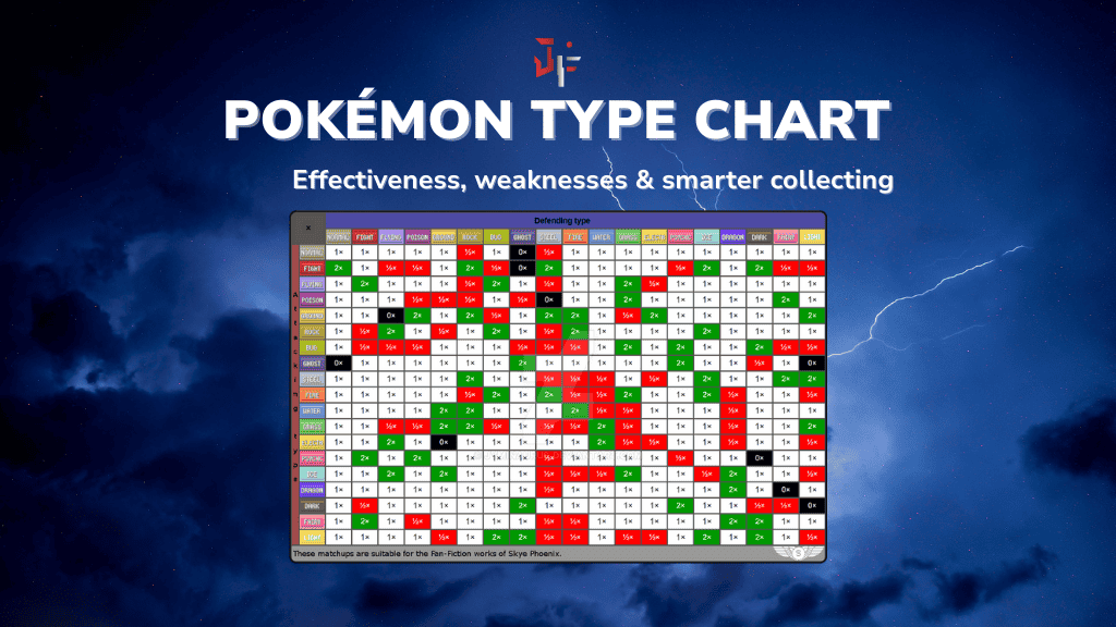 Pokémon type chart