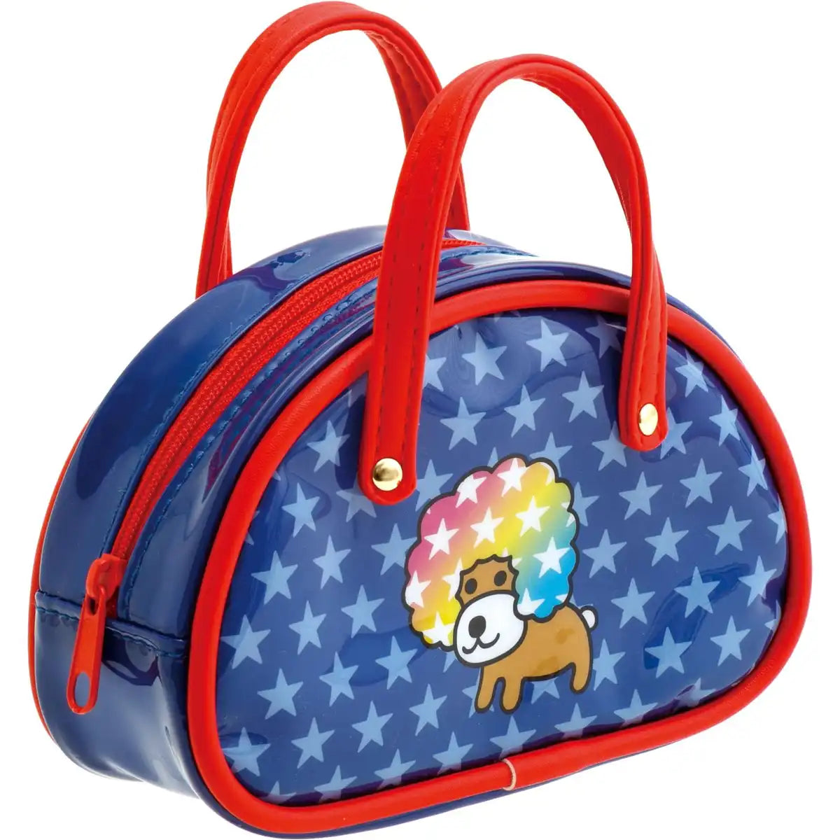 San-X Characters Pouch Afro Dog Portable Case H100xW145xD55mm