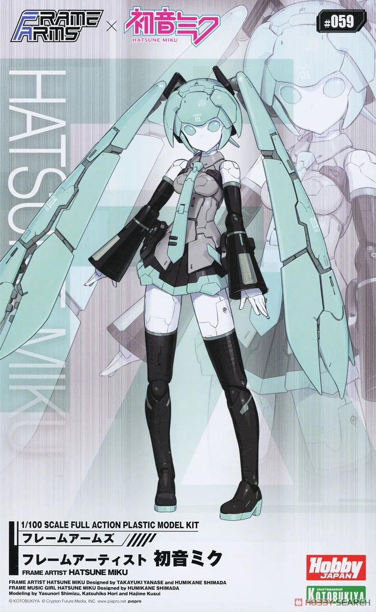 KOTOBUKIYA Frame Arms Frame Artist Hatsune Miku Plastic Model- Japan Figure Store - #1 Bring To You The Best Japanese Goods