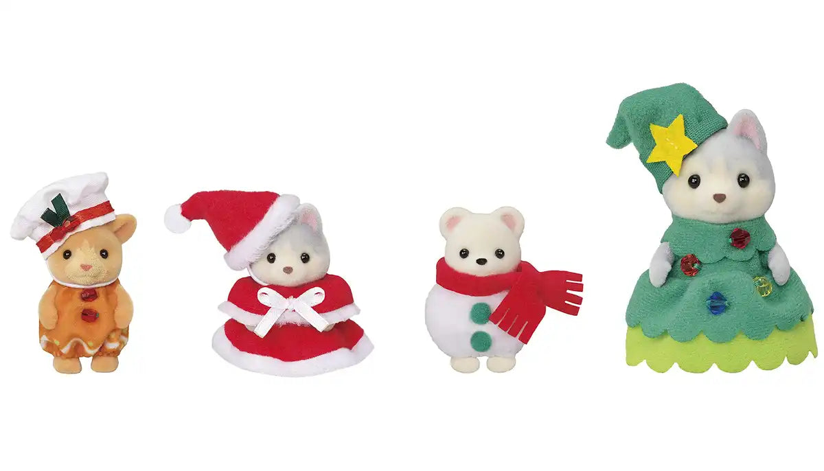 Epoch Sylvanian Families Christmas Friends Toy Dollhouse SE-208 Age 3+- Japan Figure Store - #1 Bring To You The Best Japanese Goods