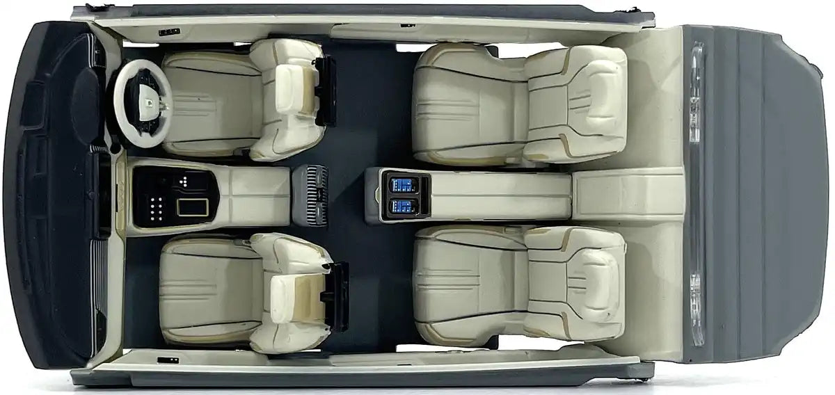 Modèle réduit Kyosho 1/43 Toyota Century rouge argenté avec intérieur fromage - Version originale