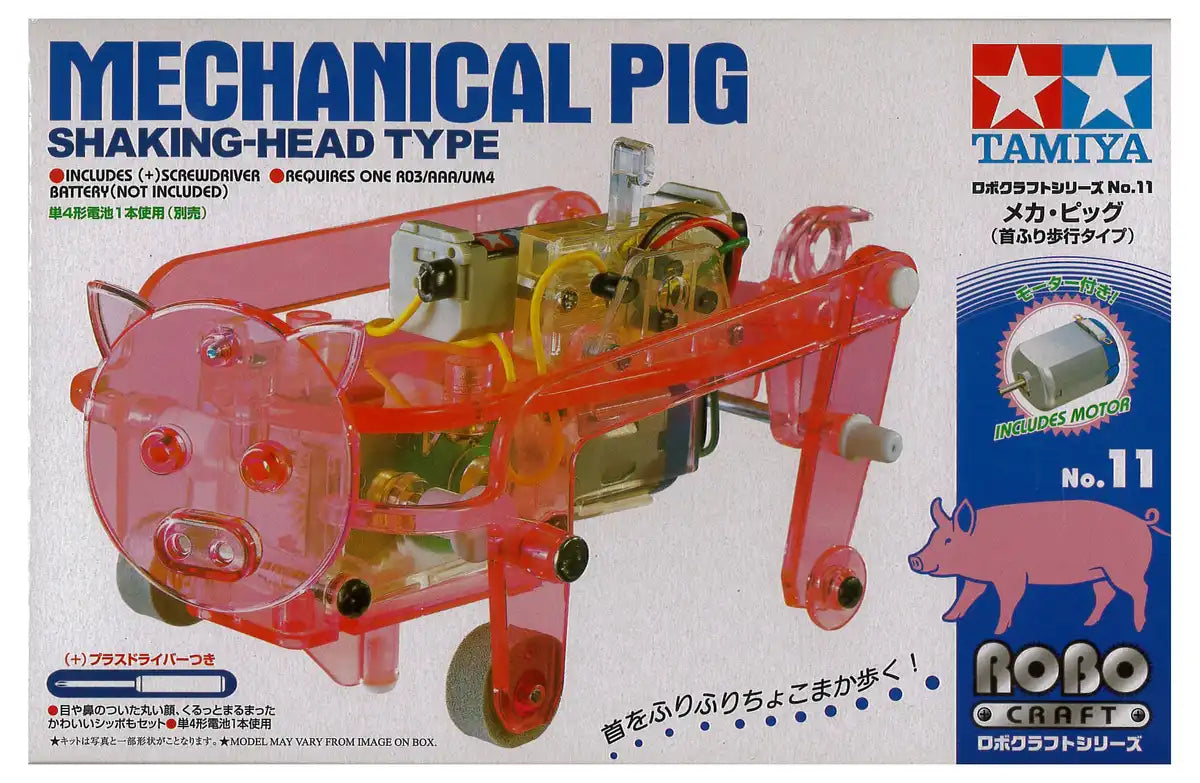 Tamiya Robocraft Series No.11 Mecha Pig 71111- Japan Figure Store - #1 Bring To You The Best Japanese Goods
