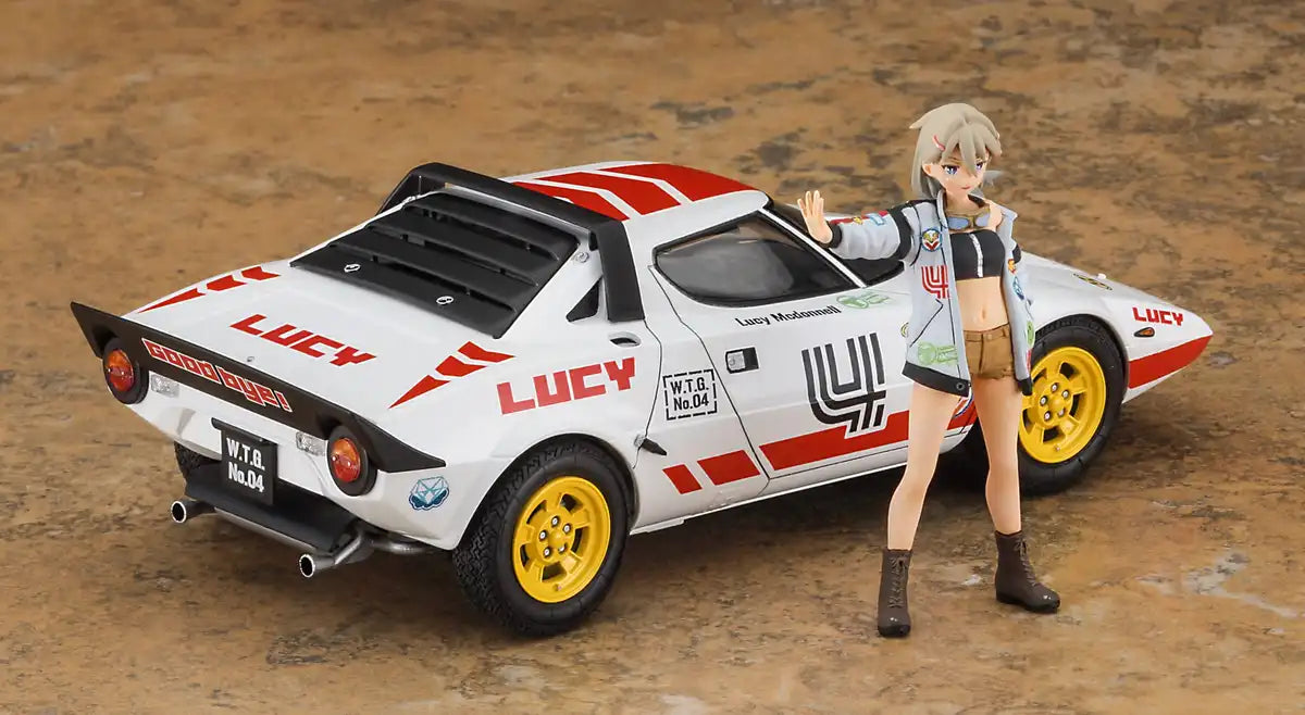 Hasegawa 1/24 Wild Egg Girls No.04 Lancia Stratos Lucy Mcdonnell W / Figure Plastic Model Sp528- Japan Figure Store - #1 Bring To You The Best Japanese Goods