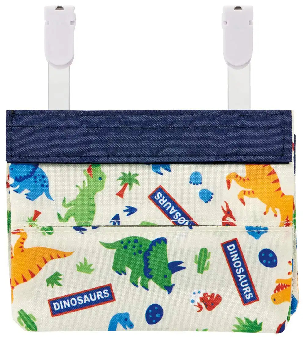 Skater Dinosaurus Kids Pocket Pouch 11x14x3cm - Compact Outing Accessory Odkp1- Japan Figure Store - #1 Bring To You The Best Japanese Goods