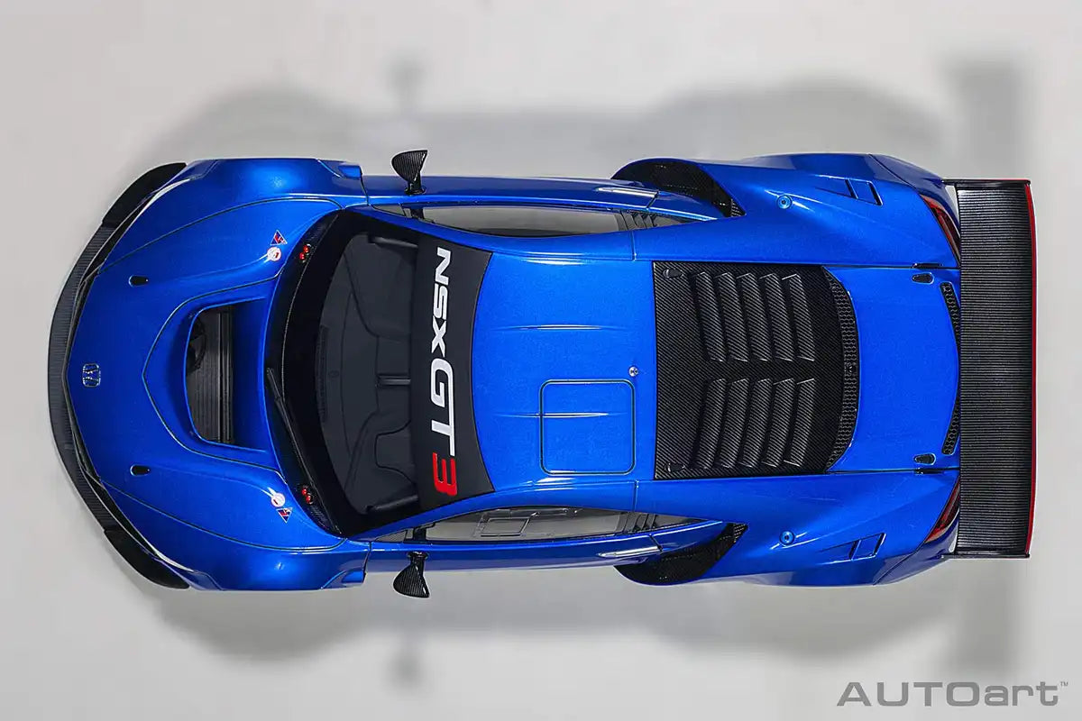 Autoart 1/18 Honda NSX GT3 2018 81896 Hyper Blue- Japan Figure Store - #1 Bring To You The Best Japanese Goods