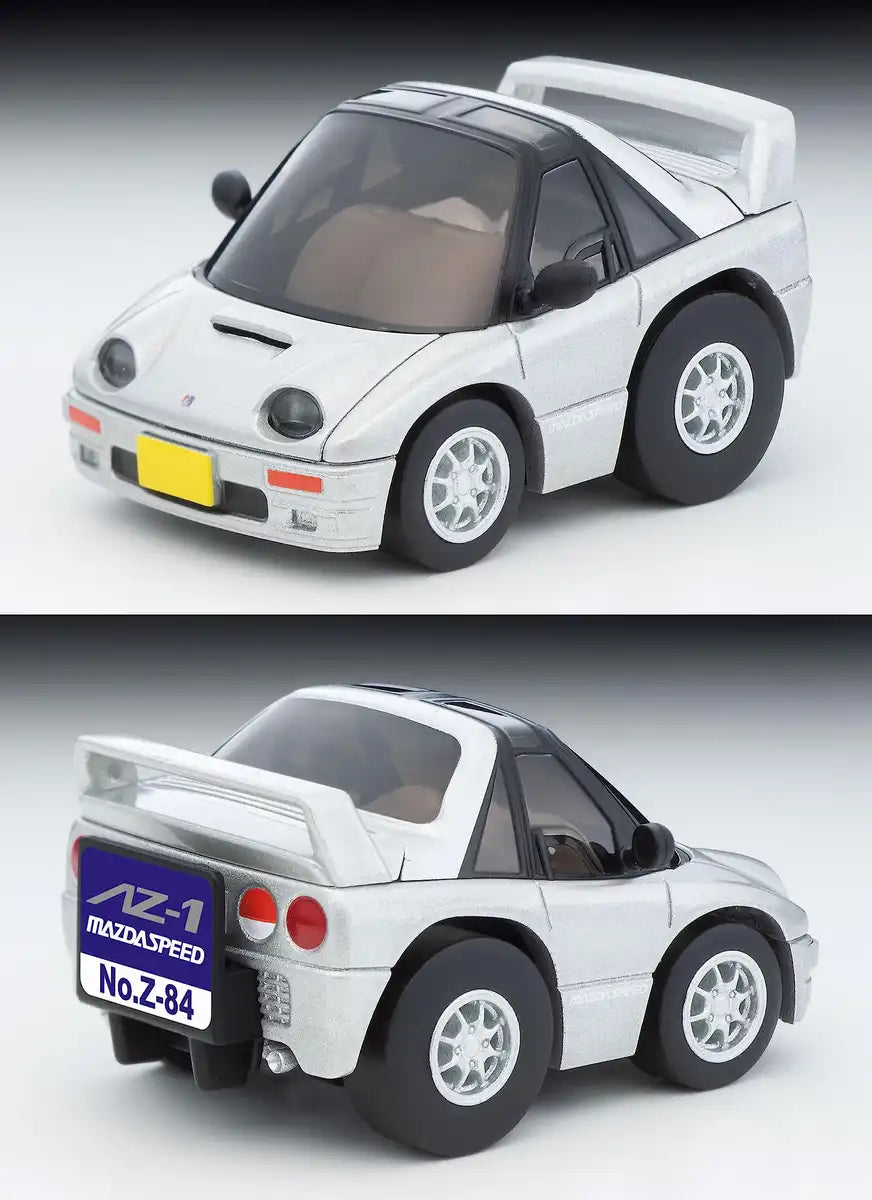 Tomytec Autozam Az-1 Mazdaspeed Silver Finished Choroq Zero Z-84A Car Model- Japan Figure Store - #1 Bring To You The Best Japanese Goods