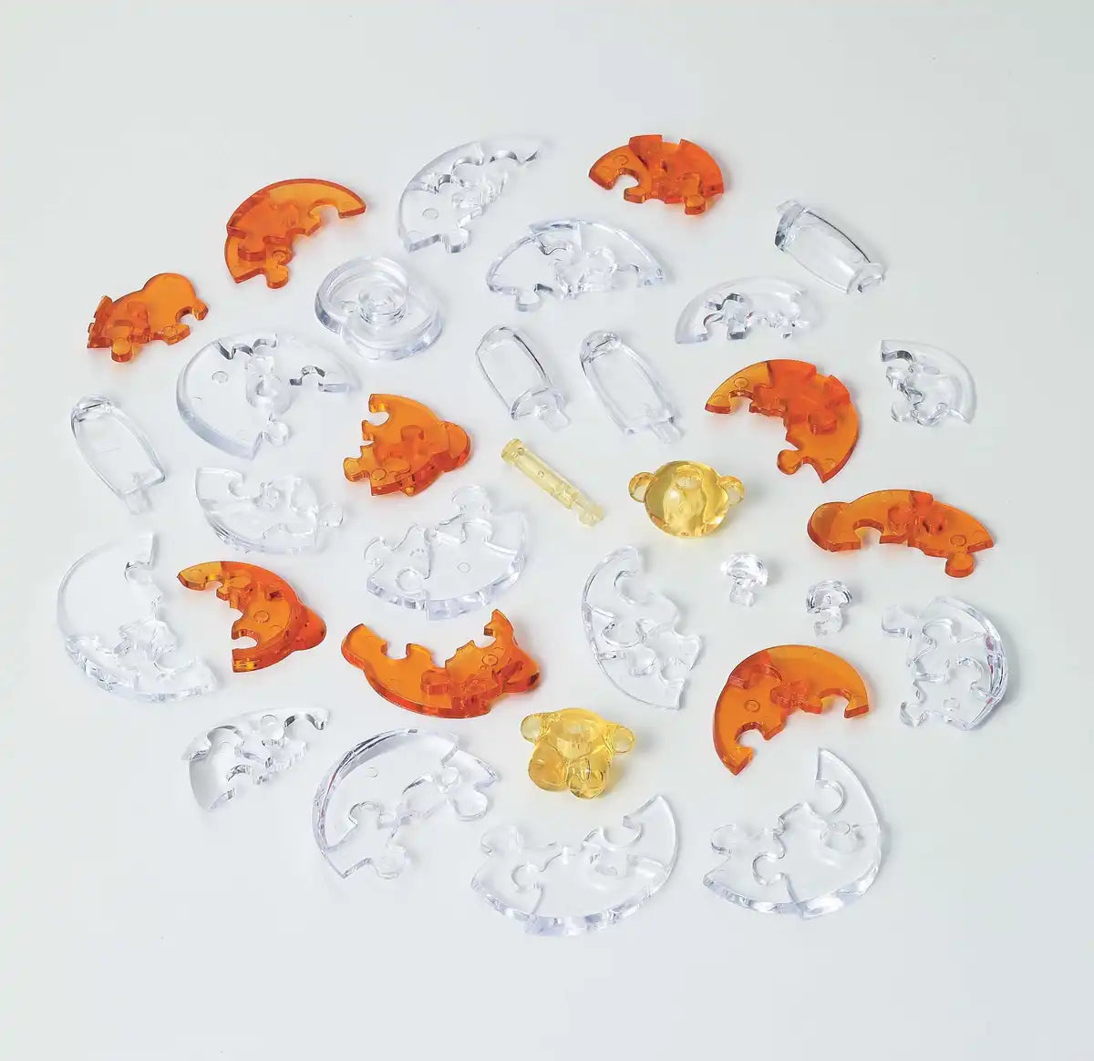 Beverly 38 Pieces Crystal Puzzle Miffy Yellow Bear 3D Puzzle Models Block Toys- Japan Figure Store - #1 Bring To You The Best Japanese Goods