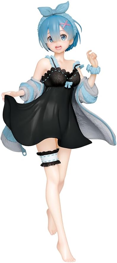 Figurine Rem en tenue de détente, version renouvelée, de la série Re:Zero de Taito, modèle de collection.