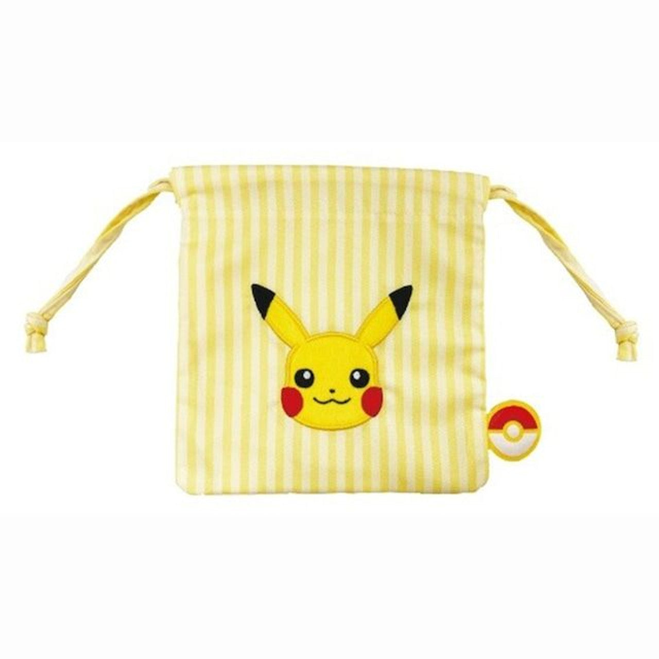 Maruyoshi Pokemon Pikachu Drawstring Embroidery Applique- Japan Figure Store - #1 Bring To You The Best Japanese Goods