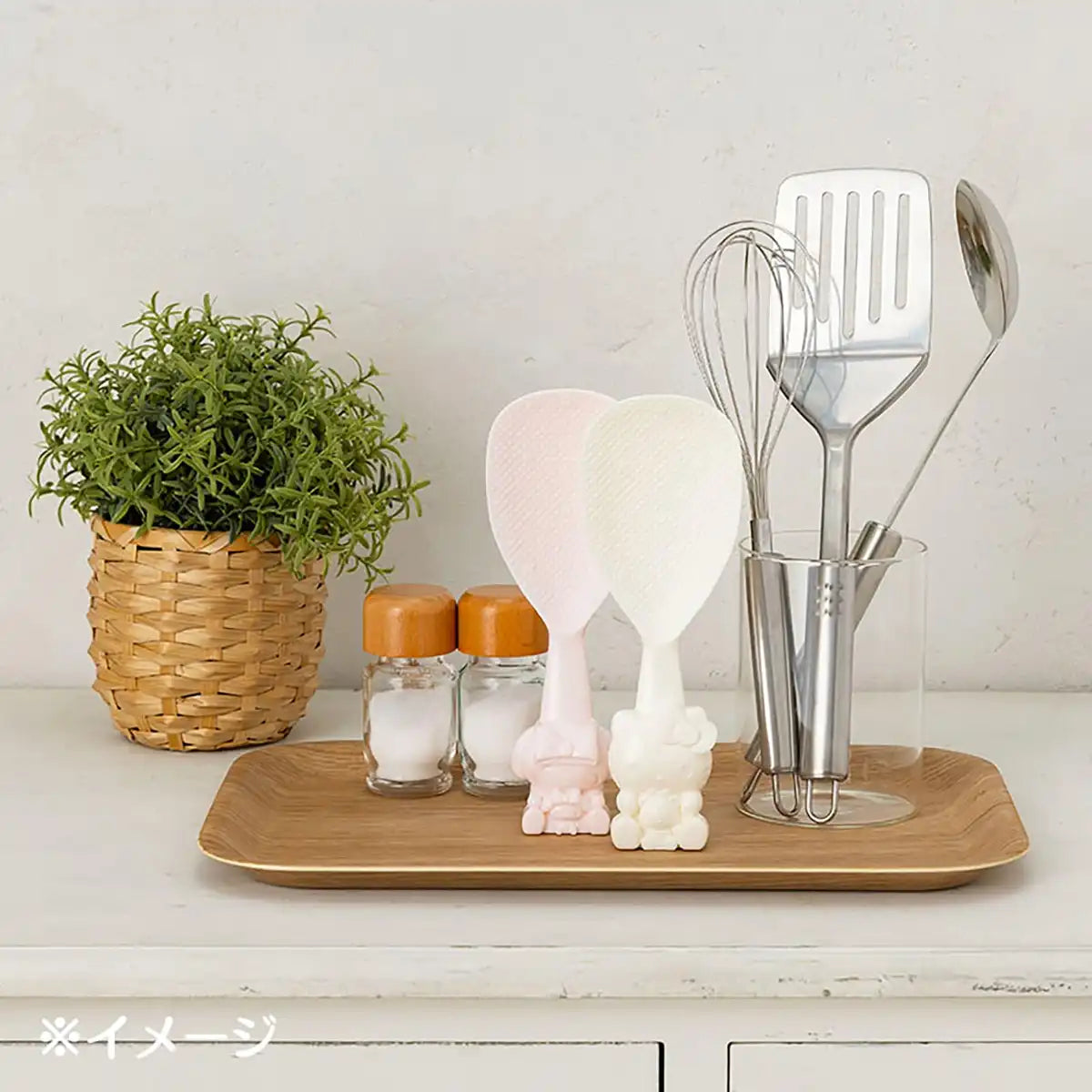 Sanrio Hello Kitty Non-Stick Standing Rice Scoop Dishwasher Safe