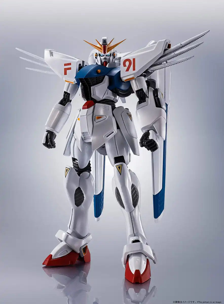 BANDAI Robot Spirits Side Ms Gundam F91 Evolution-Spec Figure- Japan Figure Store - #1 Bring To You The Best Japanese Goods