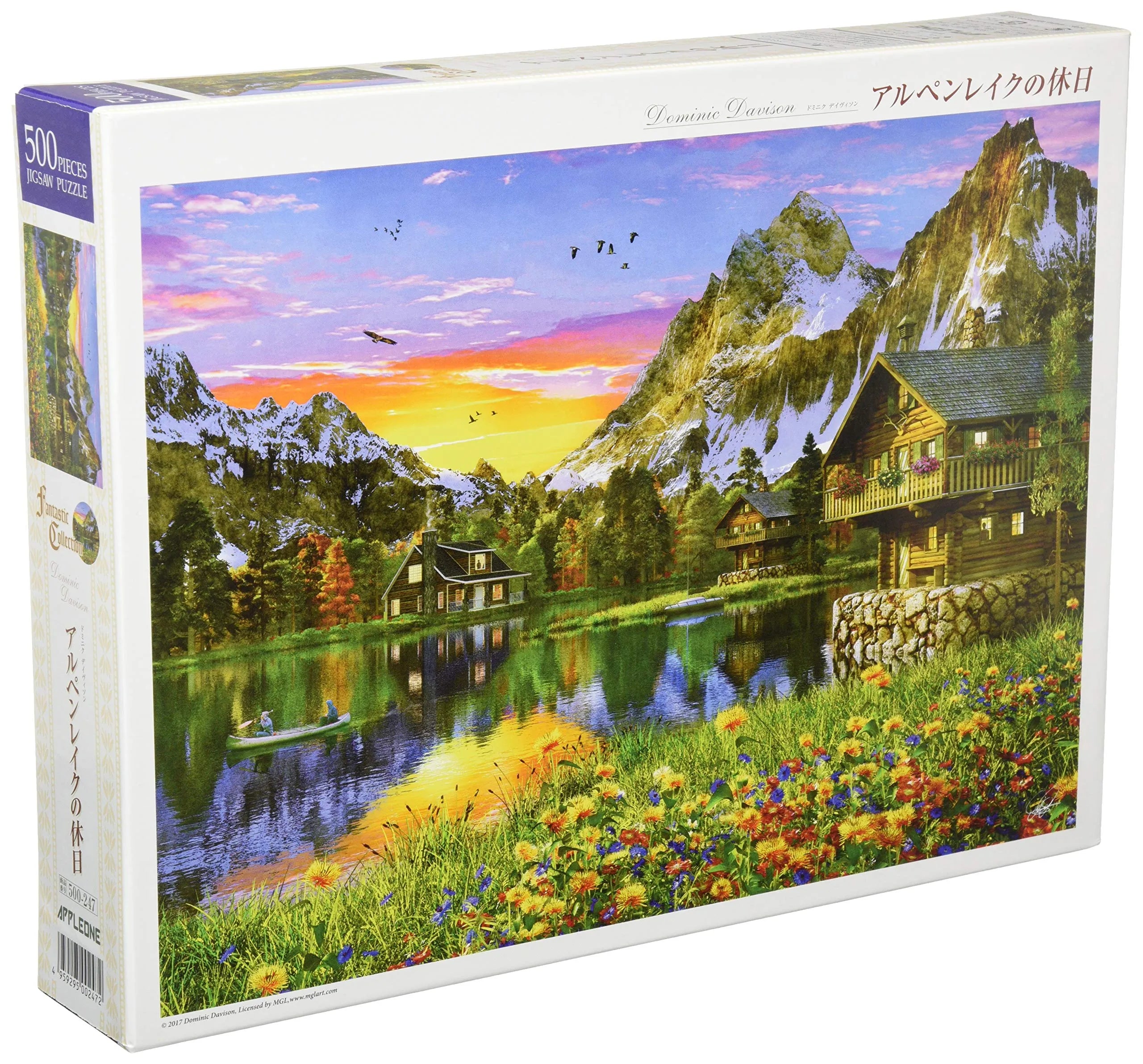 APPLEONE Jigsaw Puzzle 500-247 Dominic Davison Alpen Lake 500 Pieces- Japan Figure Store - #1 Bring To You The Best Japanese Goods