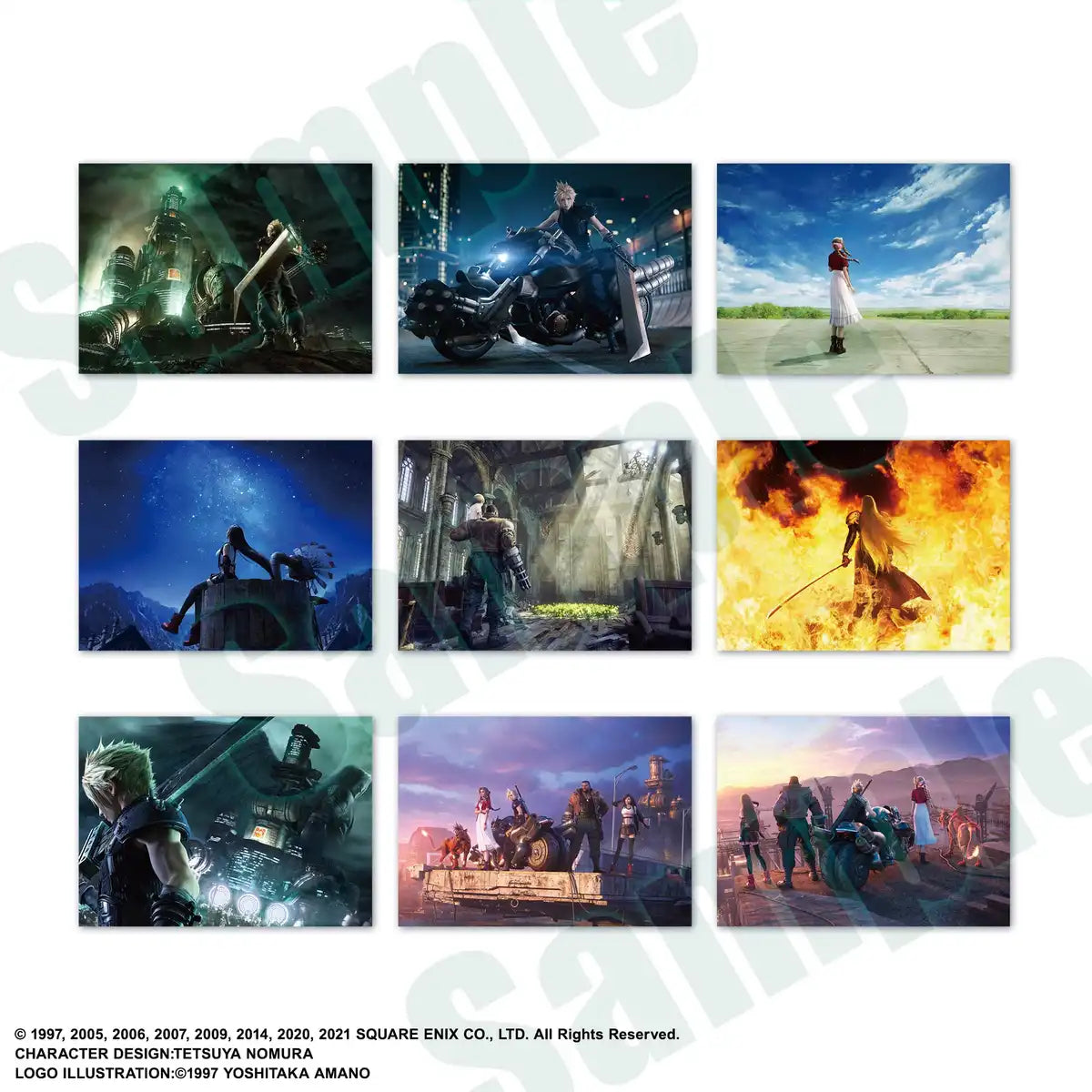 Square Enix FFVII Anniversary Art Museum Digital Card+ (Box)- Japan Figure Store - #1 Bring To You The Best Japanese Goods