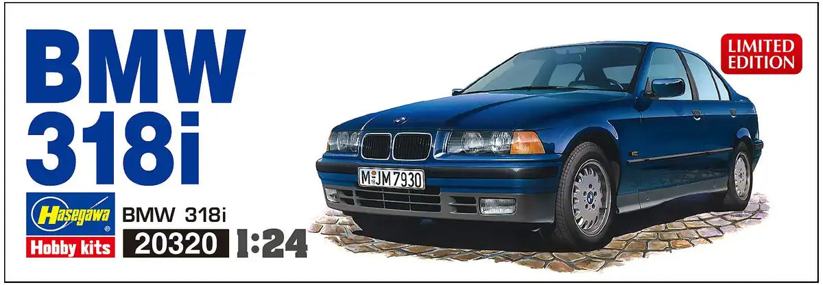 HASEGAWA 20320 Bmw 318I 1/24 Scale Kit- Japan Figure Store - #1 Bring To You The Best Japanese Goods