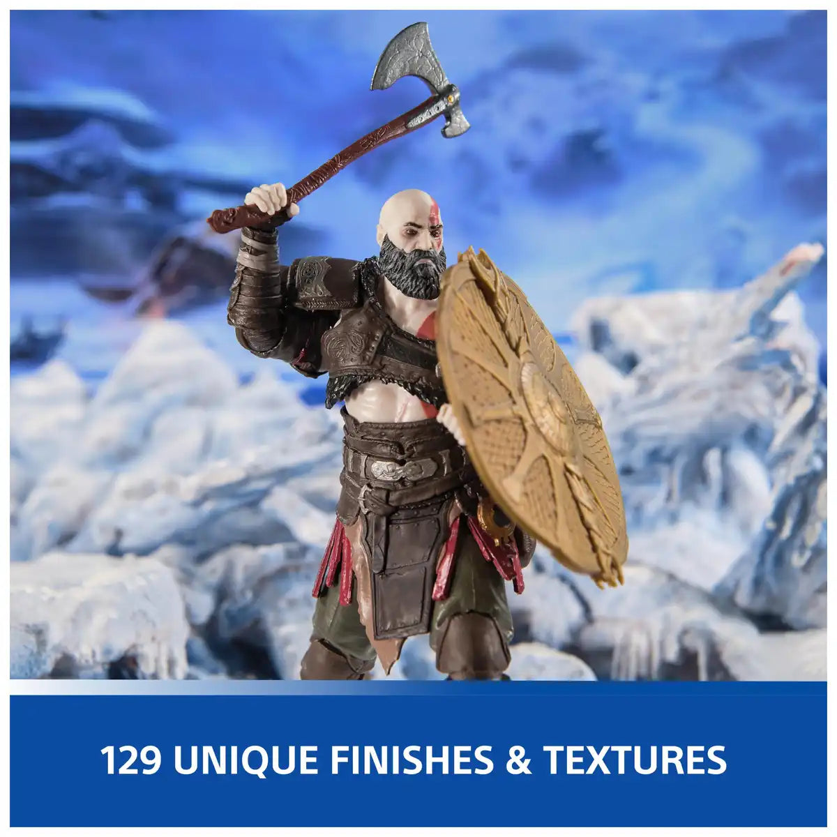 Playstation God of War Ragnarok Kratos 6-Inch Action Figure with Accessories