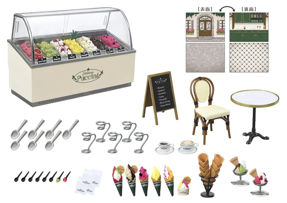 Re-Ment Petit Sample Gelateria Puccini Complete Set Japan Official Figures- Japan Figure Store - #1 Bring To You The Best Japanese Goods