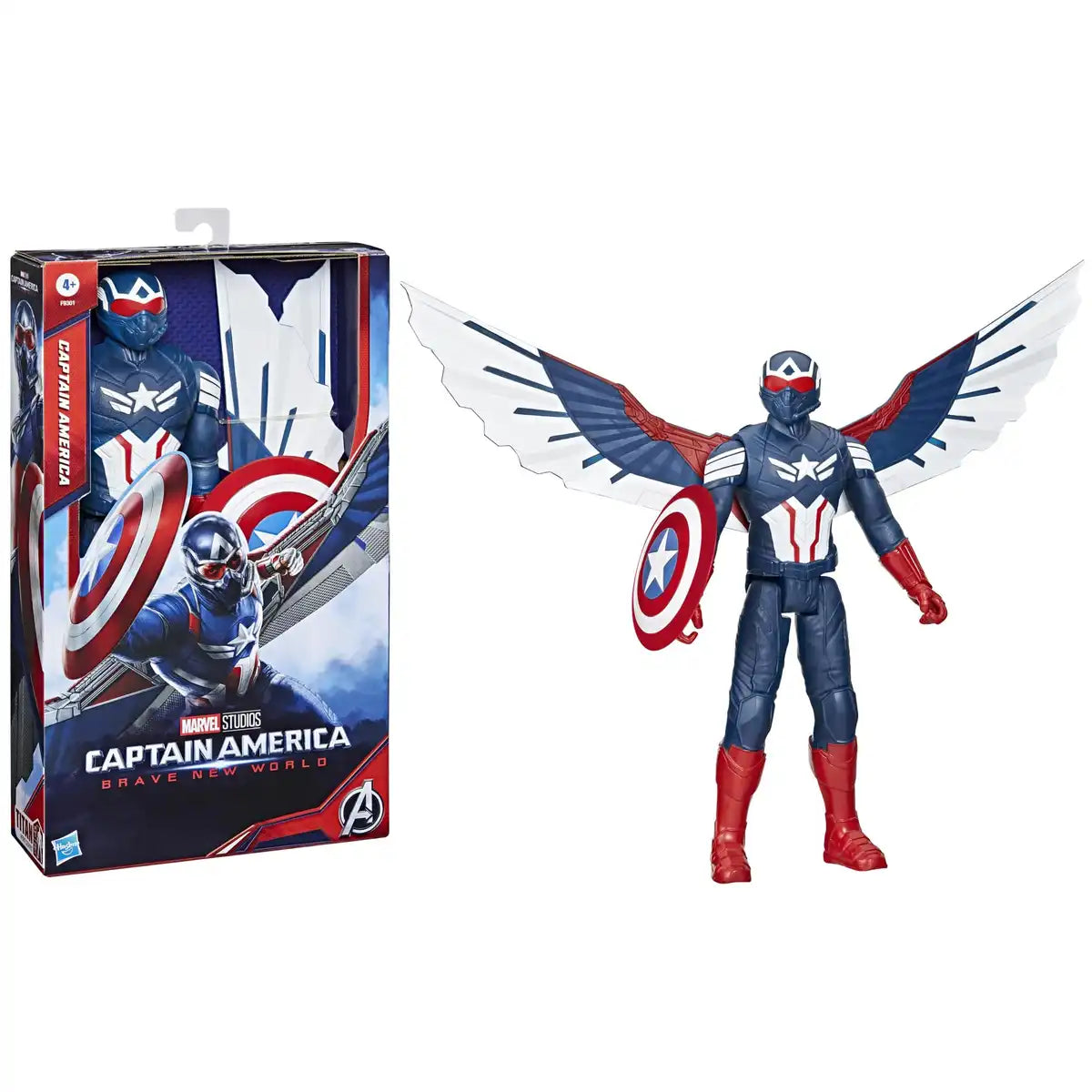 Marvel Hasbro Captain America Titan Hero 12 Inch Deluxe Action Figure Toy- Japan Figure Store - #1 Bring To You The Best Japanese Goods