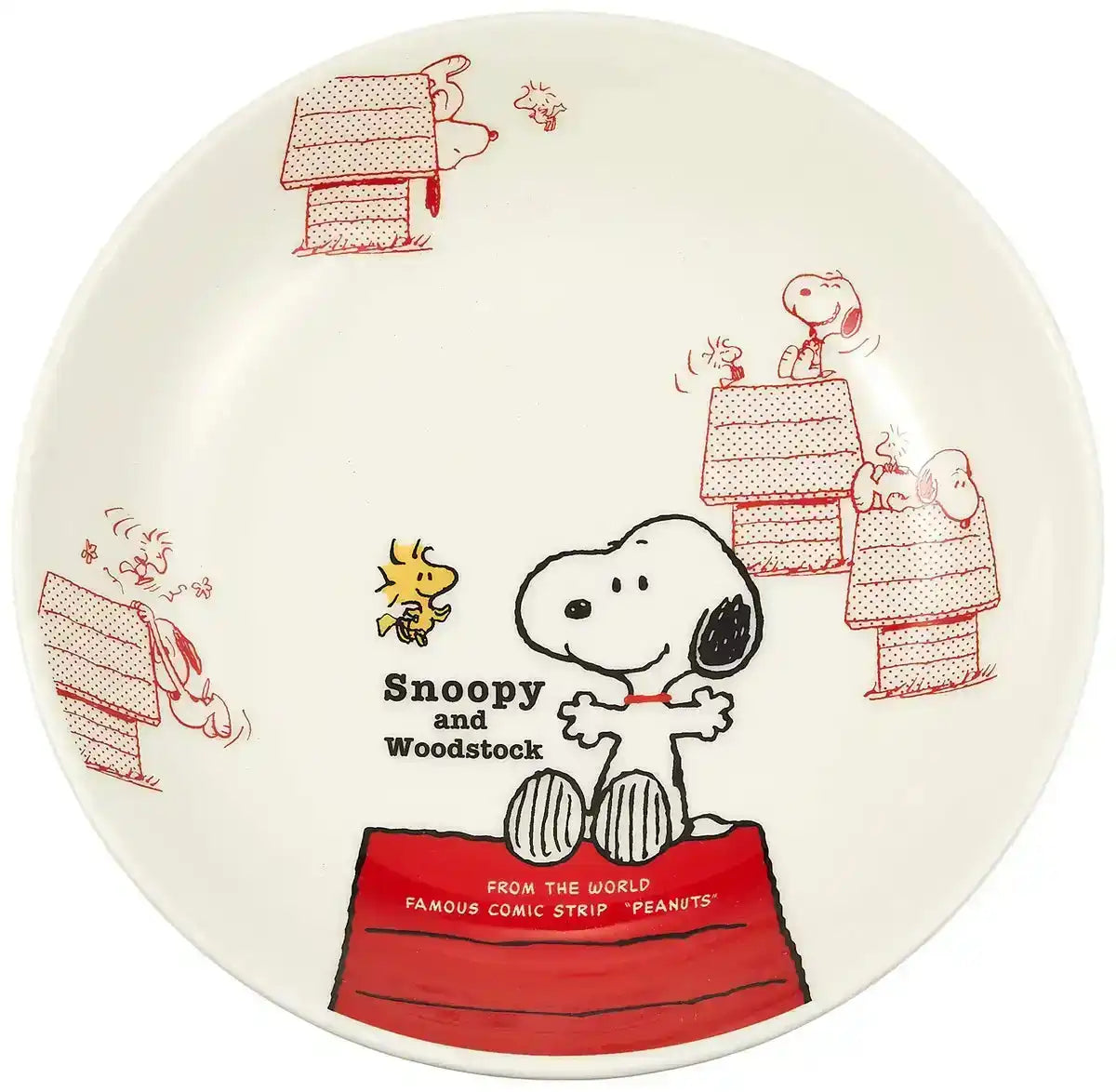 Kaneshotouki Peanuts Snoopy Snoopy House Curry Plate 19cm 603135- Japan Figure Store - #1 Bring To You The Best Japanese Goods