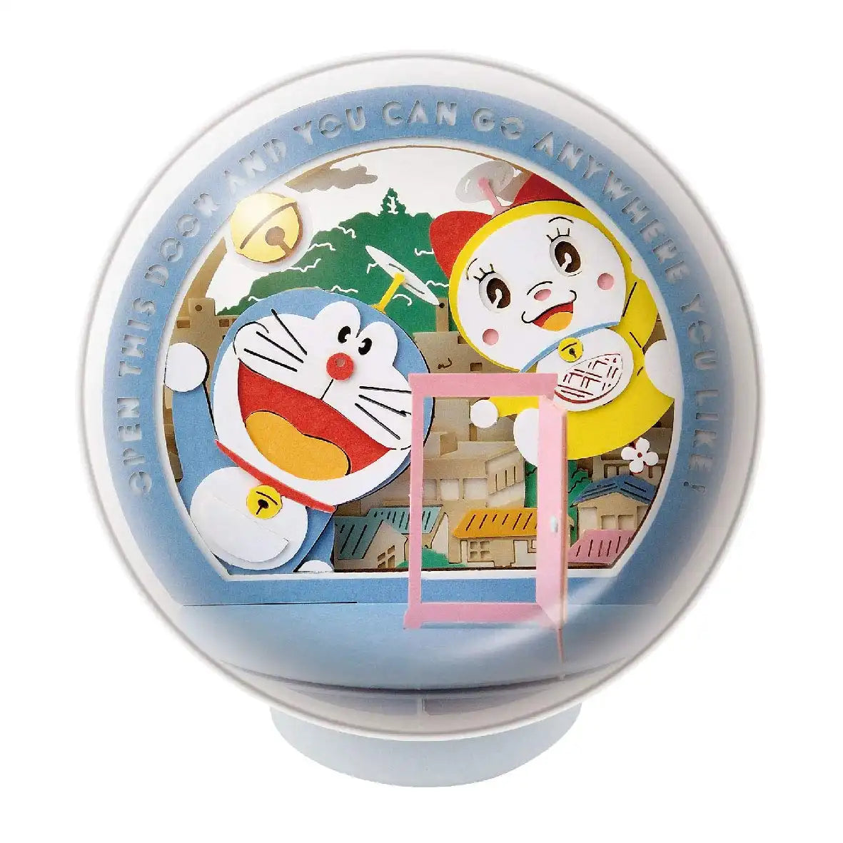 ENSKY Paper Theater Ball Ptb-06 Doraemon Anywhere Door- Japan Figure Store - #1 Bring To You The Best Japanese Goods