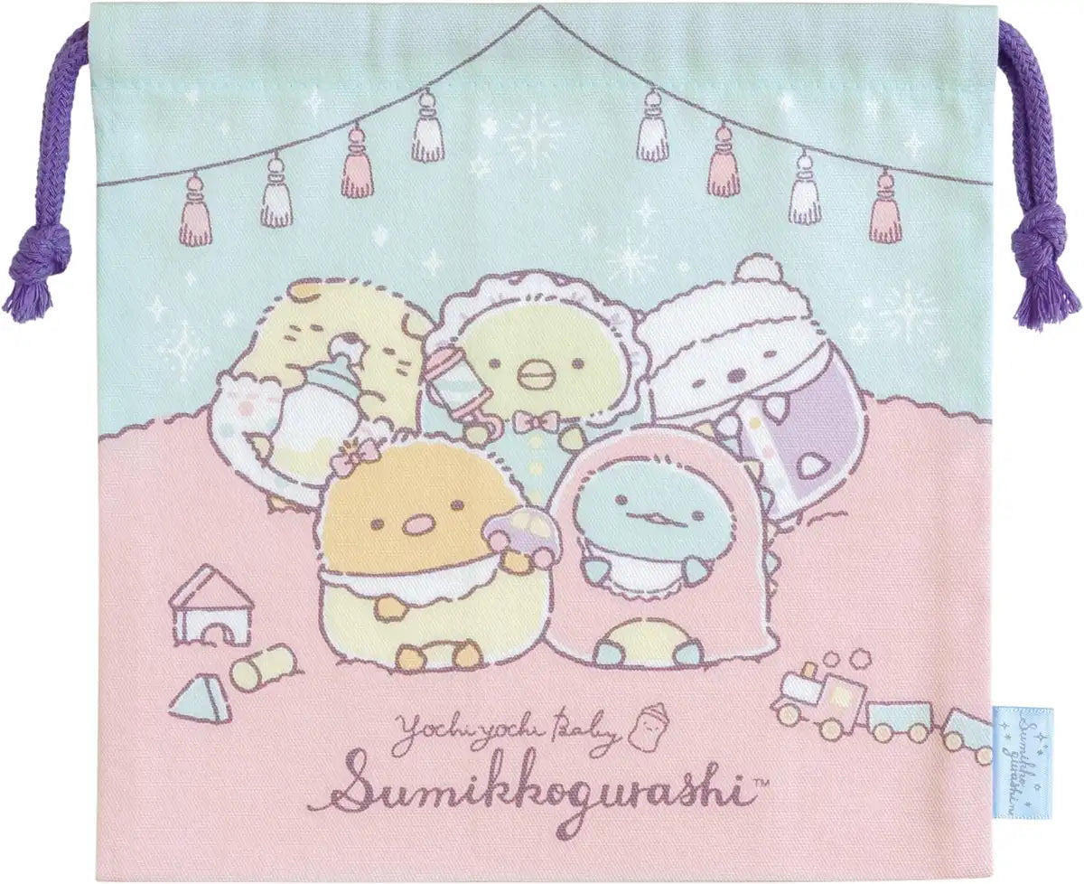 San-X Sumikko Gurashi Sumikko Baby Drawstring Bag Ca33301- Japan Figure Store - #1 Bring To You The Best Japanese Goods