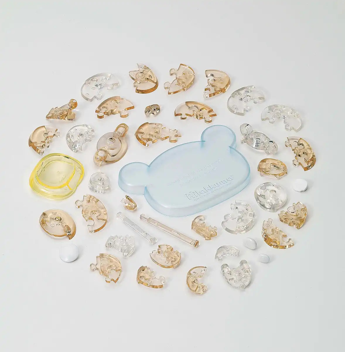 Beverly Crystal 3D Puzzle 50212 Rilakkuma & Korilakkuma Crystal Jigsaw Puzzle- Japan Figure Store - #1 Bring To You The Best Japanese Goods