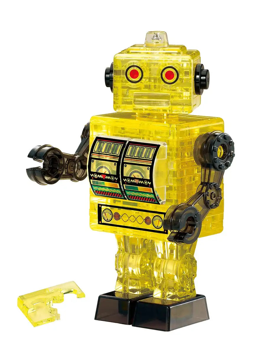 BEVERLY Crystal 3D Puzzle 50201 Robot Yellow- Japan Figure Store - #1 Bring To You The Best Japanese Goods