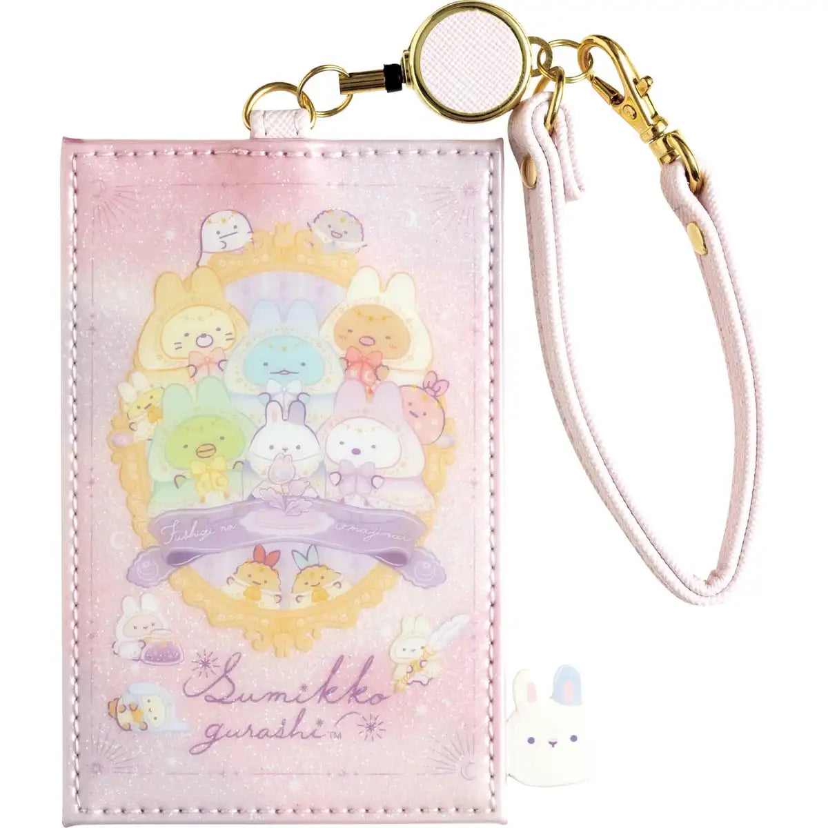 San-X Sumikko Gurashi Reel Pass Case Pb69701 - Compact and Stylish Holder- Japan Figure Store - #1 Bring To You The Best Japanese Goods