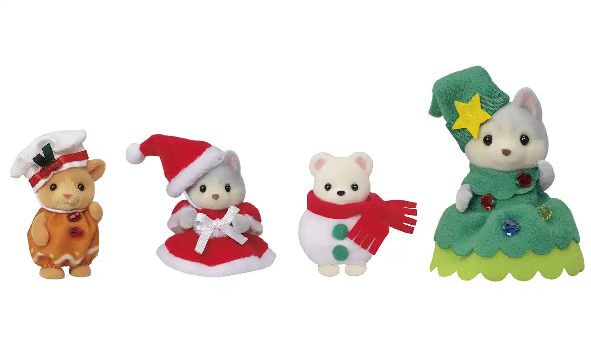 Epoch Sylvanian Families Christmas Friends Toy Dollhouse SE-208 Age 3+- Japan Figure Store - #1 Bring To You The Best Japanese Goods