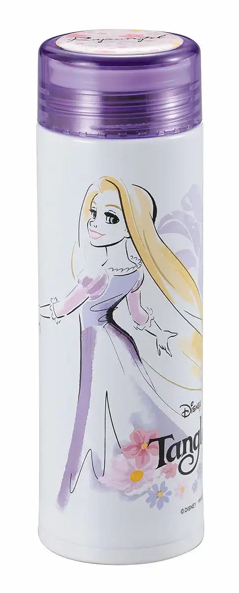 PEARL METAL Disney Lightweight Slim Personal Bottle 300Ml Tangled Rapunzel- Japan Figure Store - #1 Bring To You The Best Japanese Goods