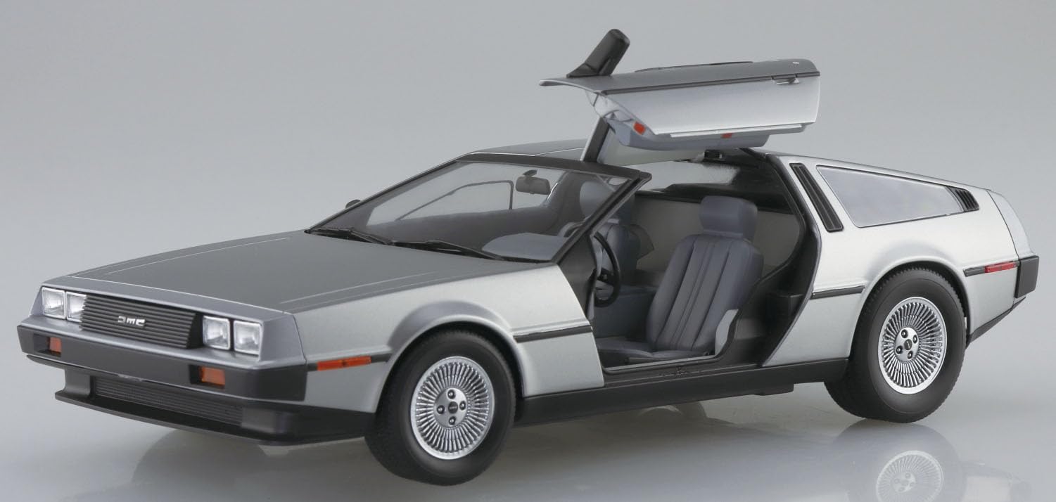 Aoshima 1/24 82 Delorean Plastic Model Dmc-12- Japan Figure Store - #1 Bring To You The Best Japanese Goods