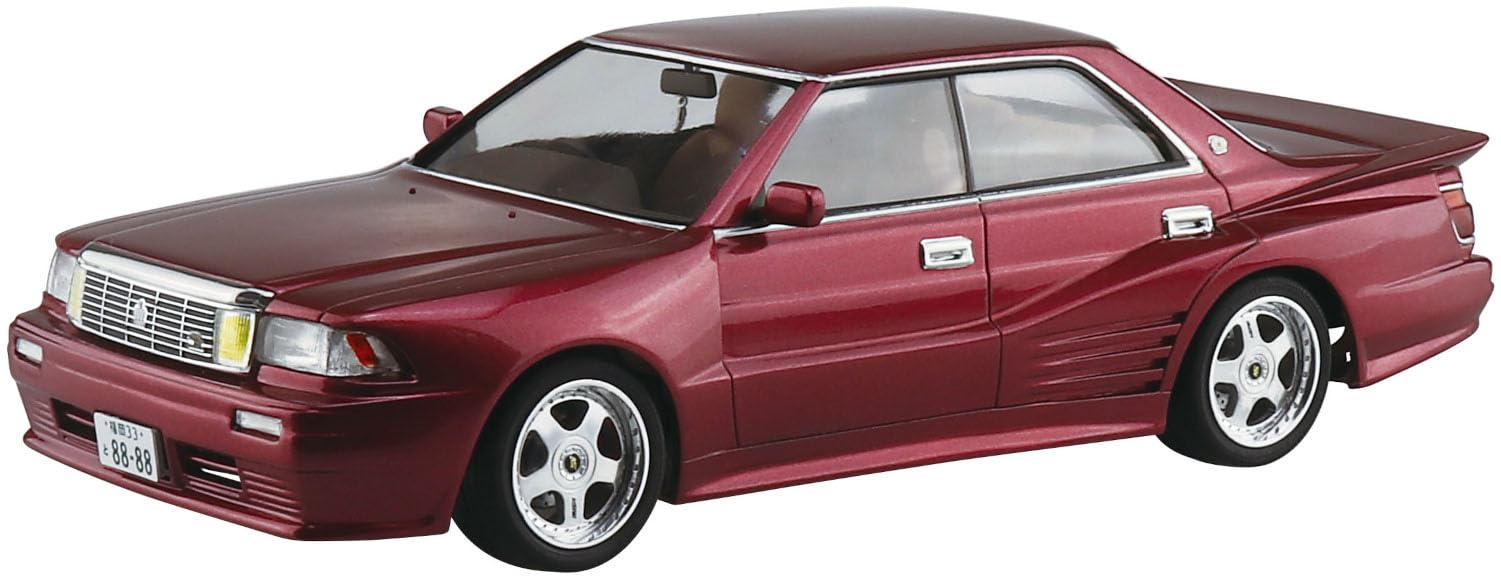 Aoshima 1/24 Toyota Crown 1989 Plastic Model- Japan Figure Store - #1 Bring To You The Best Japanese Goods
