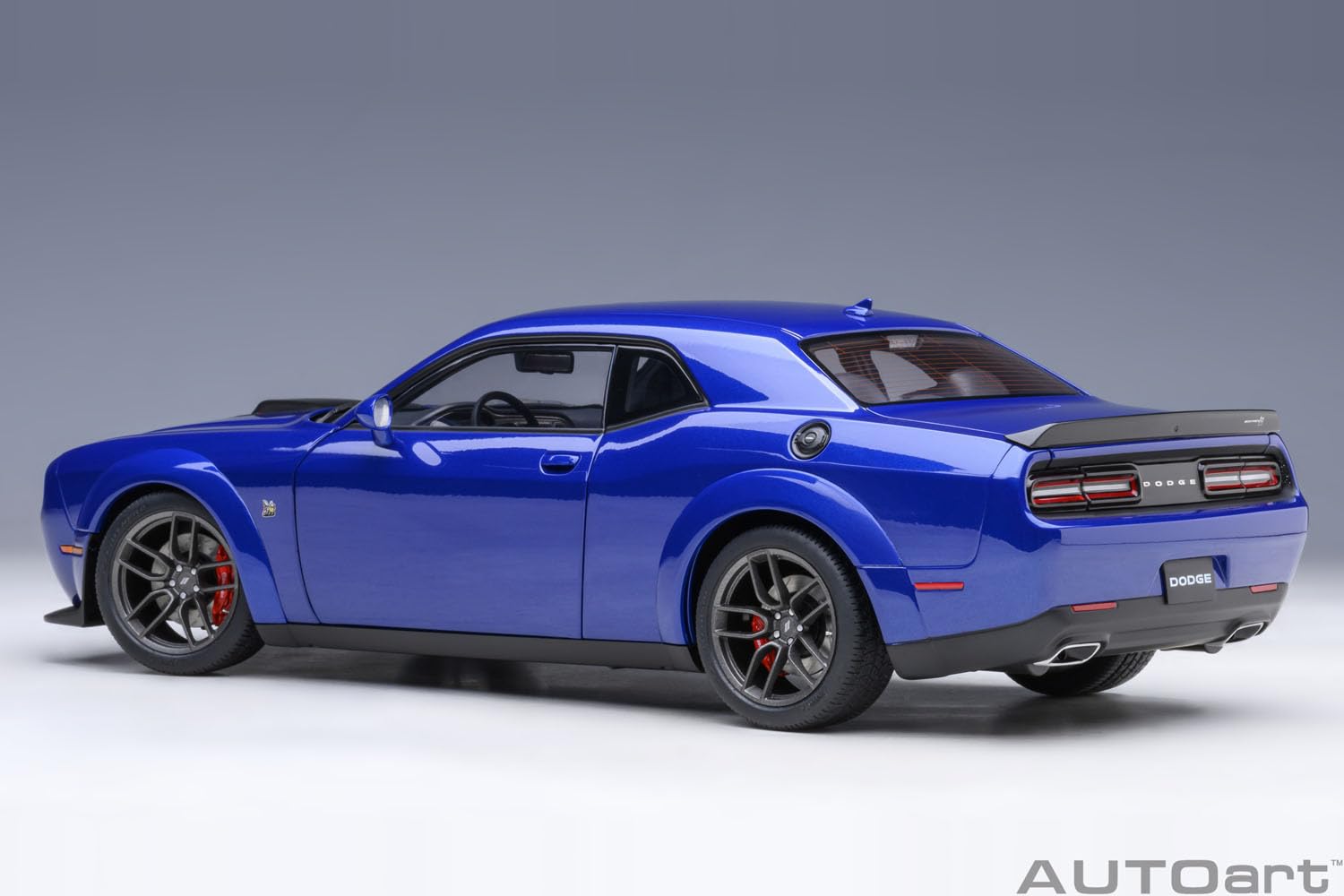 Autoart 1/18 Dodge Challenger R/T Scat Pack Widebody 2022 Indigo Blue Model- Japan Figure Store - #1 Bring To You The Best Japanese Goods