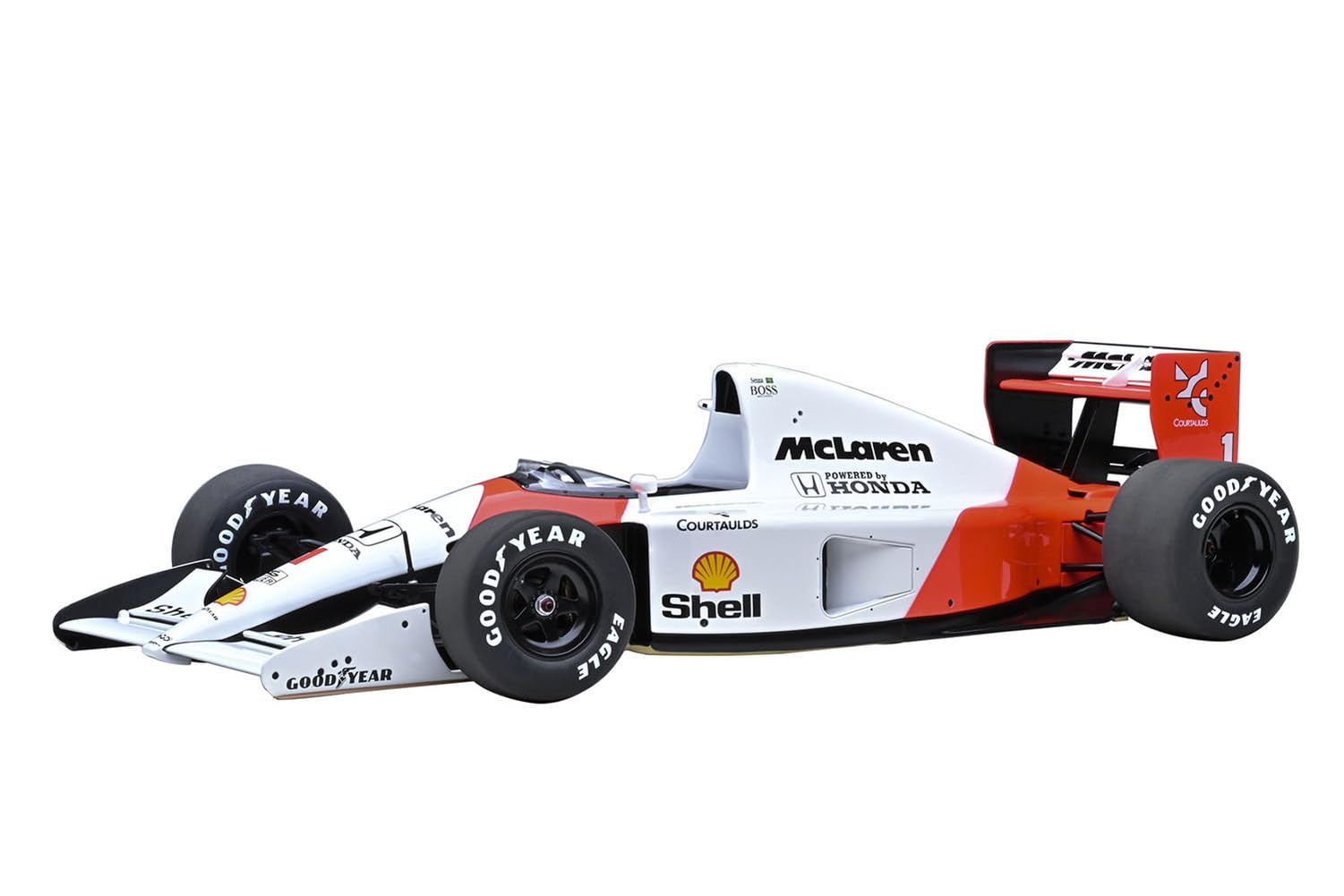 Autoart 1/18 Scale Honda McLaren GP 1991 Ayrton Senna Model with Logo- Japan Figure Store - #1 Bring To You The Best Japanese Goods