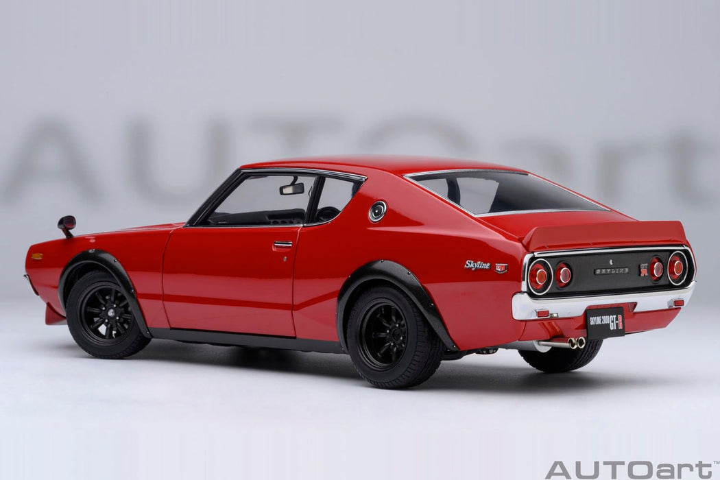 Autoart 1/18 Nissan Skyline 2000GT-R KPGC110 Tuned Version Red 77468