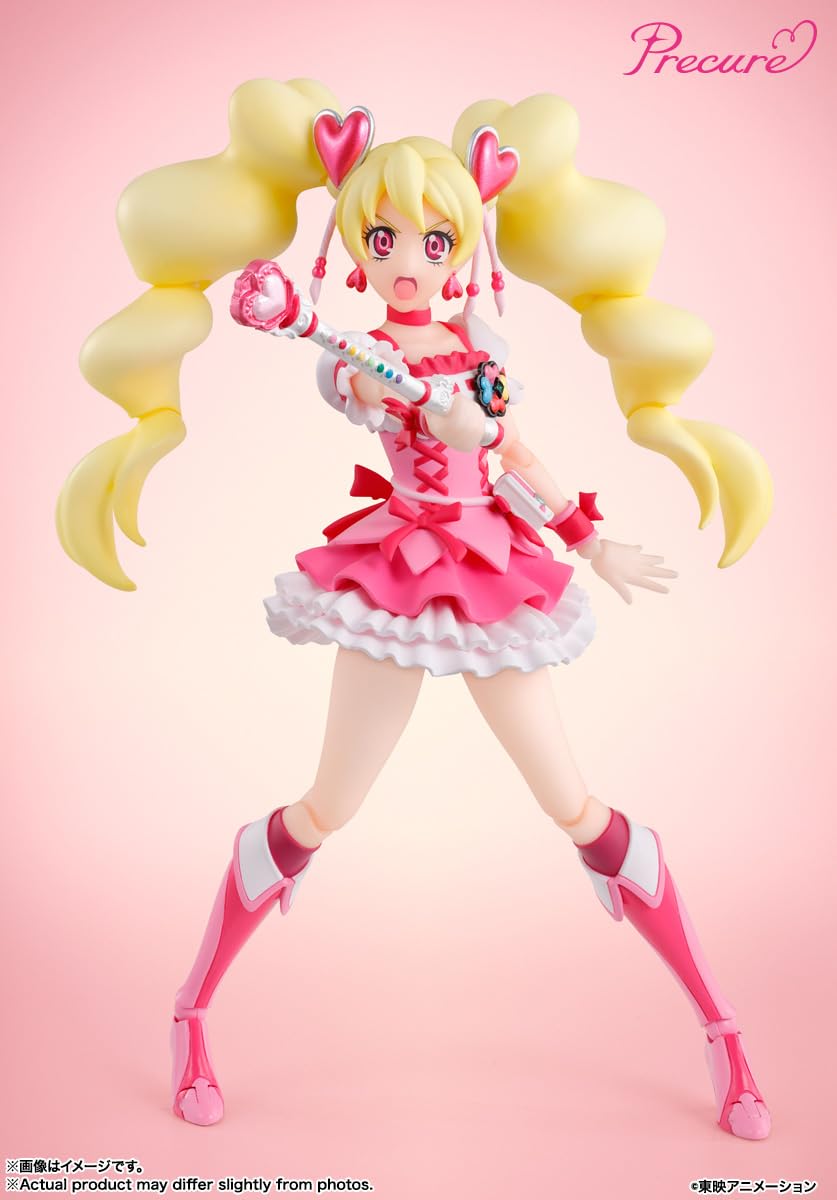 Bandai Spirits SH Figuarts Fresh Pretty Cure Cure Peach 135mm Movable Figure- Japan Figure Store - #1 Bring To You The Best Japanese Goods