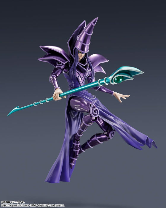 Bandai Spirits SH Monsterarts Yu-Gi-Oh Black Magician 185mm Action Figure- Japan Figure Store - #1 Bring To You The Best Japanese Goods