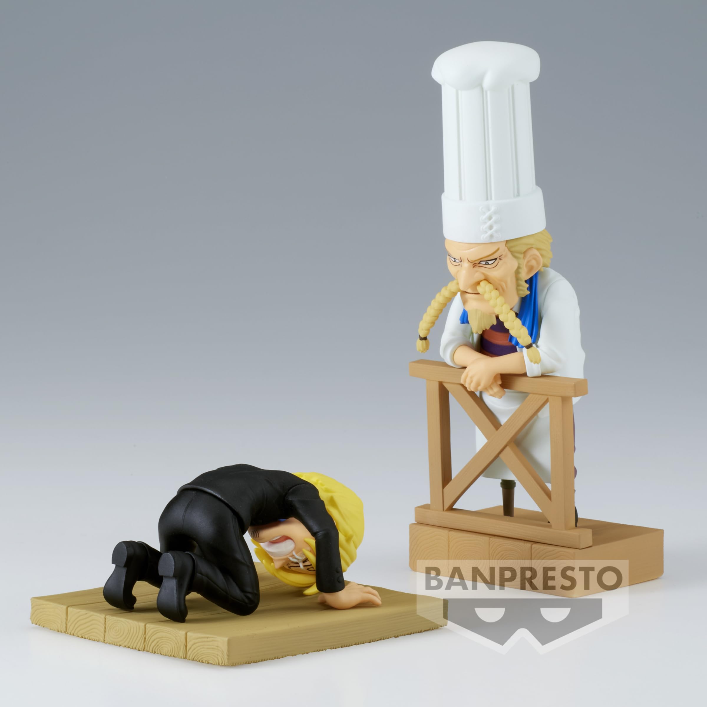 Banpresto One Piece Log Stories: Sanji & Zeff Collectible Figure Set
