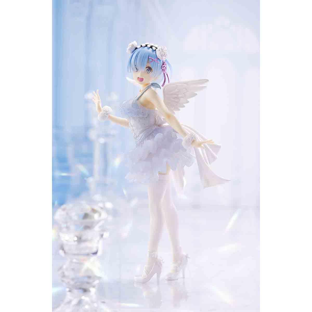 Banpresto Re:Zero Rem Figure Special Color Ver Clear Dressy Espresso Edition