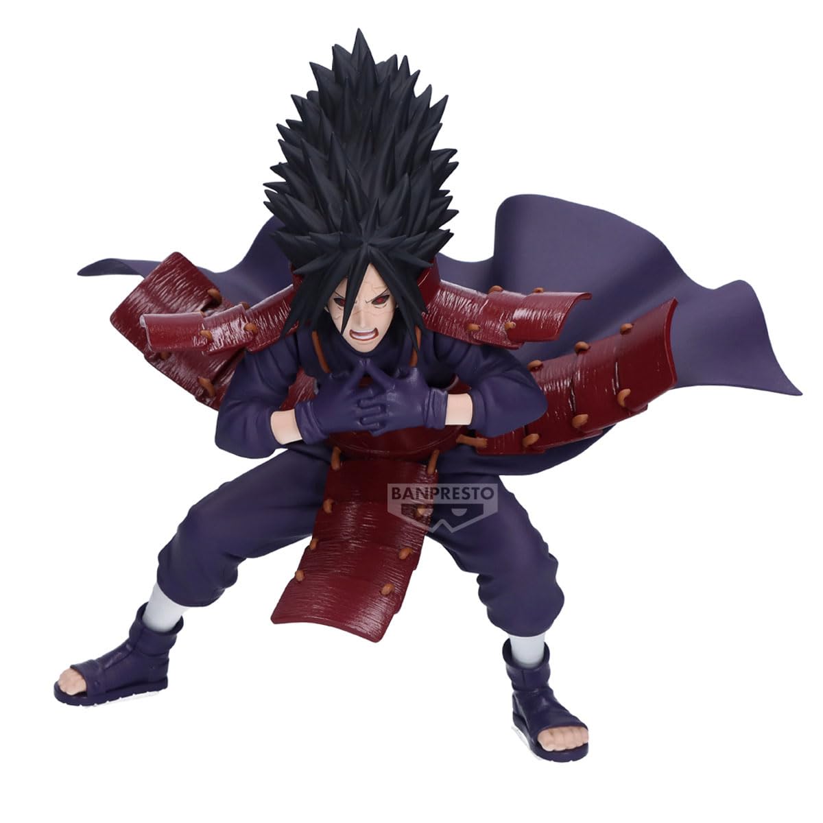 Banpresto Uchiha Madara Vibration Stars 13cm Naruto Figure Multicolor