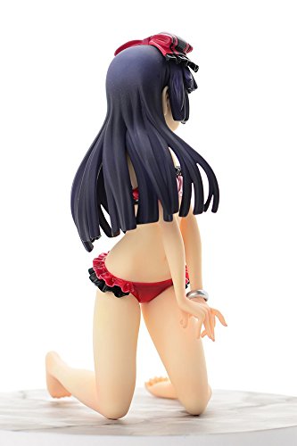 Orcatoys Black Cat Mizugi Version Rouge Figurine de Collection en PVC à l'échelle 1/7