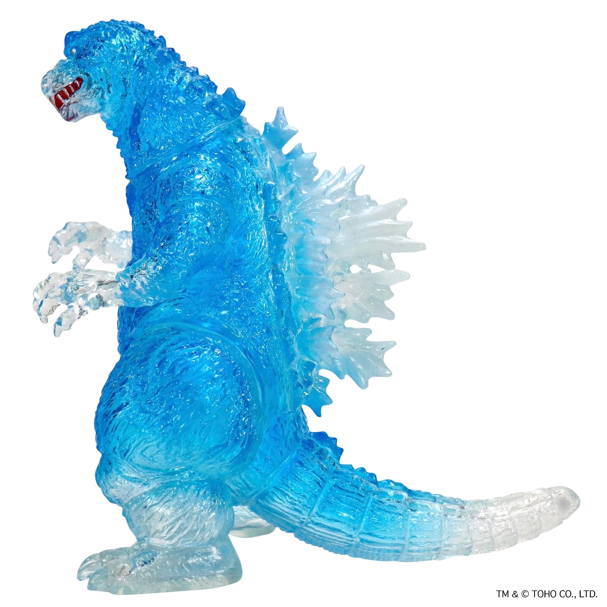 Ccp Middle Size Godzilla EX 3rd Edition 2001 Clear Blue PVC Figure