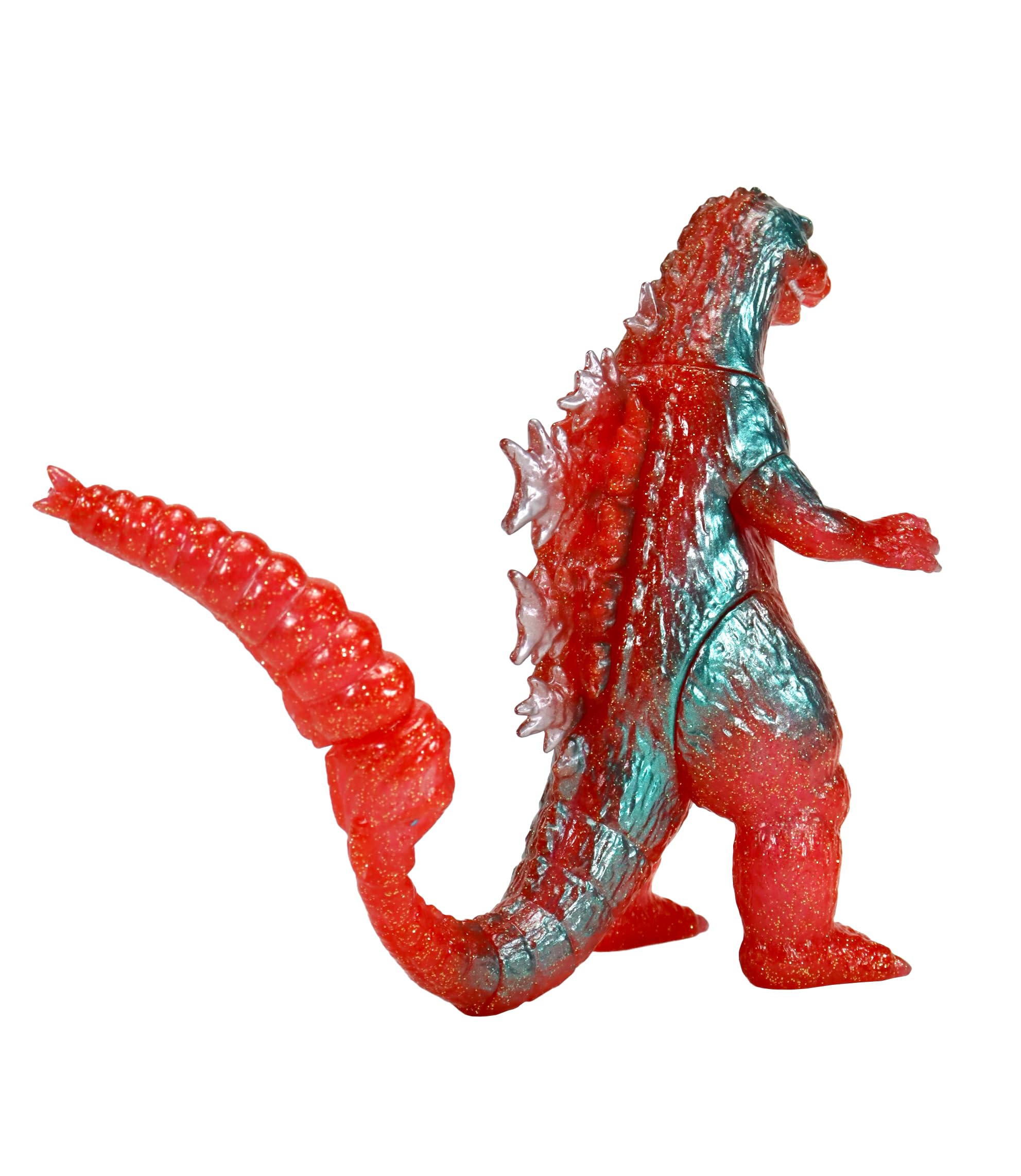 Ccp Middle Size Vol. 12 Godzilla 1964 Retro Red Green Lame Version- Japan Figure Store - #1 Bring To You The Best Japanese Goods