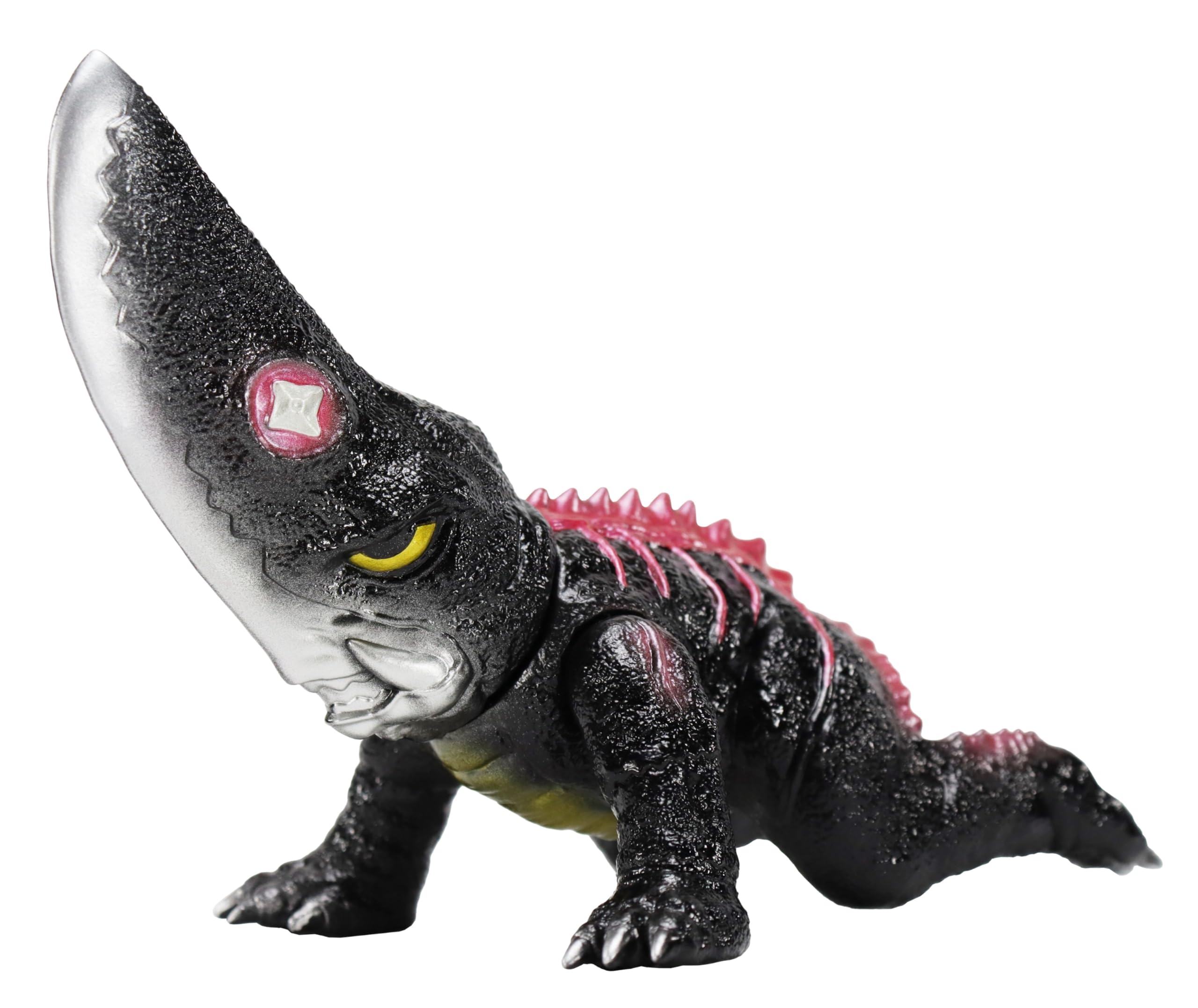 Ccp Medium Series Gamera 4th Ed. Guiron Retro Black 100mm Vinyl Figure