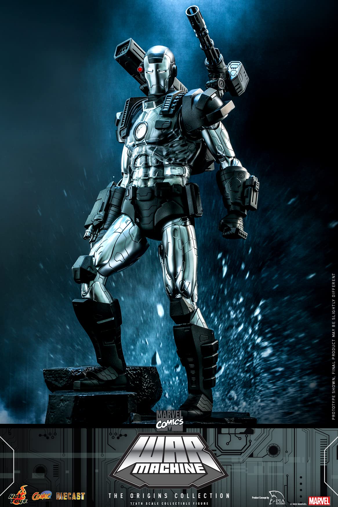 Hot Toys Comic Masterpiece Diecast War Machine Marvel Origins Collection- Japan Figure Store - #1 Bring To You The Best Japanese Goods