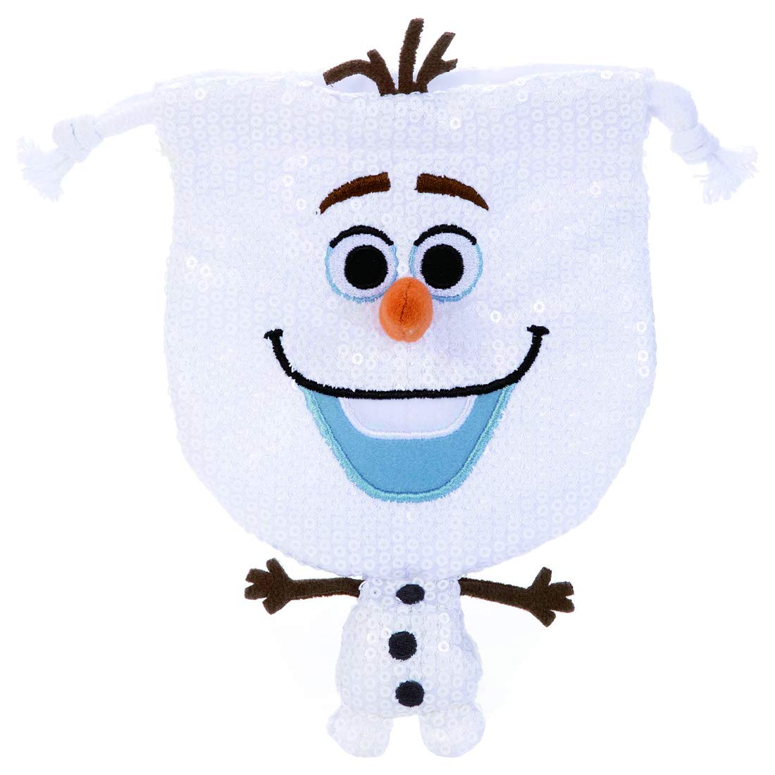 Takaratomy Arts Disney Frozen 2 Olaf Plush Drawstring Bag 19cm Height