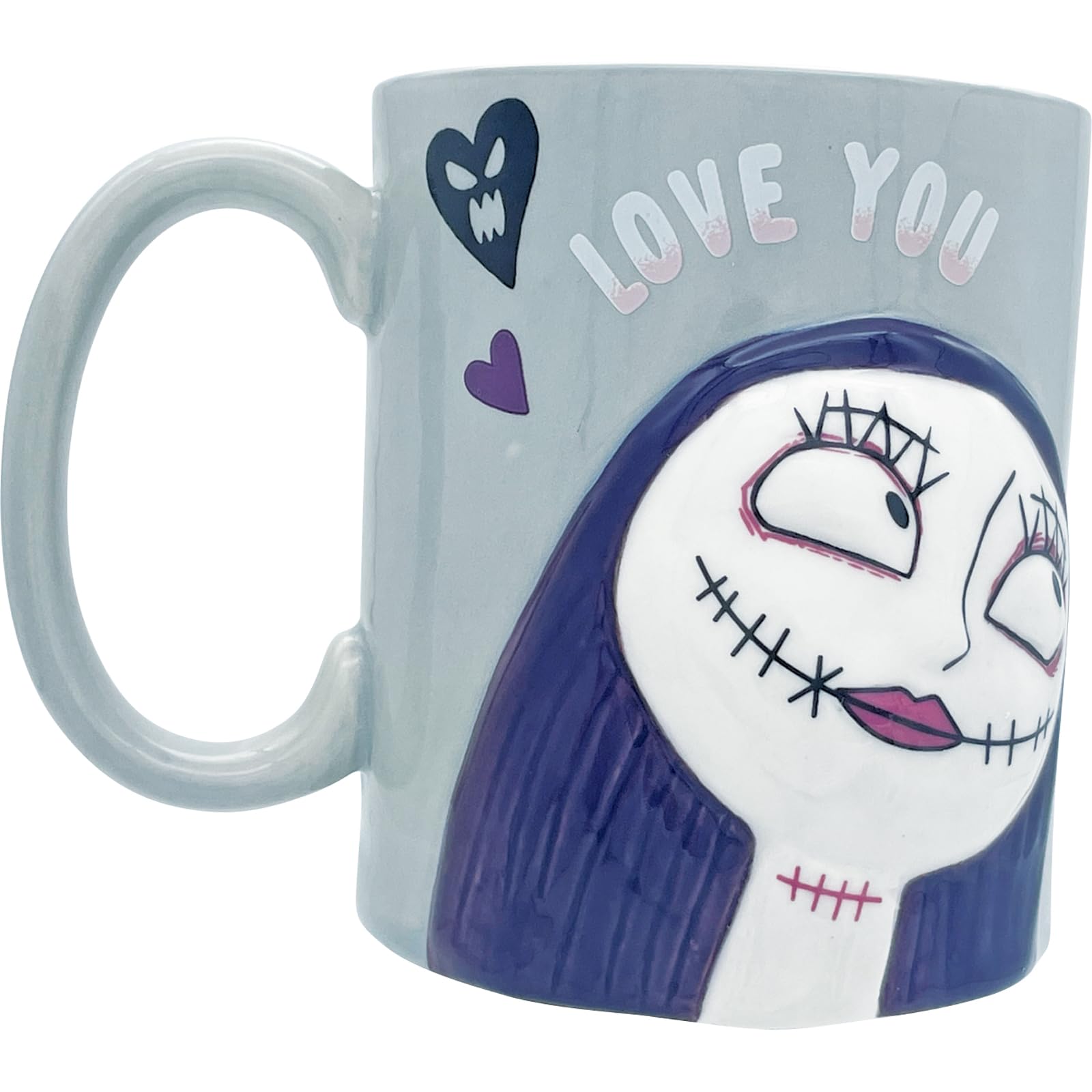 Sun Art Jack and Sally Love Mugs 300ml Disney Nightmare Before Christmas Gift