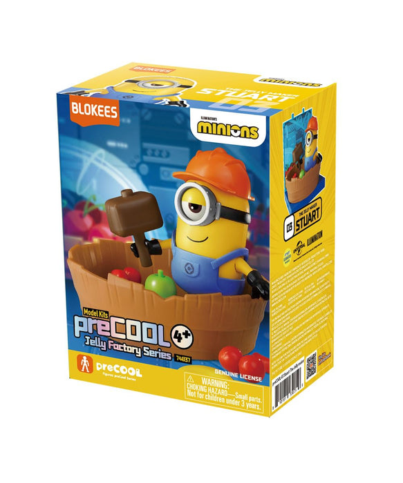 Doyusha Blokees Minions Stuart Jelly Factory Assembly Kit for Kids