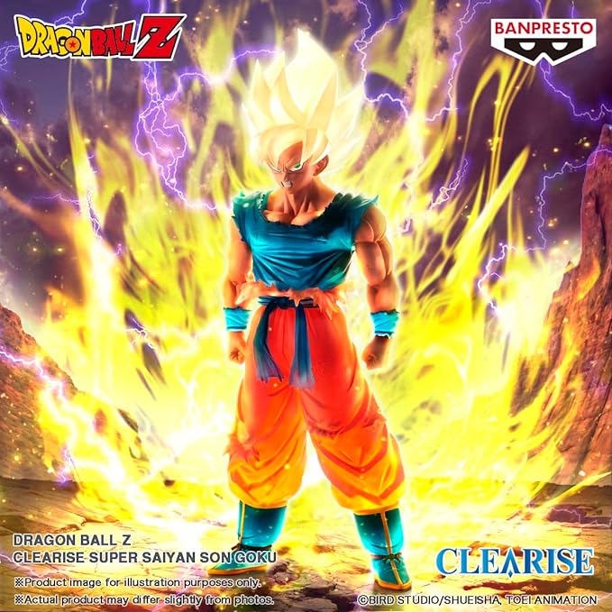 Bandai Spirits Dragon Ball Z Son Goku SSJ Clearise Figure Collection- Japan Figure Store - #1 Bring To You The Best Japanese Goods