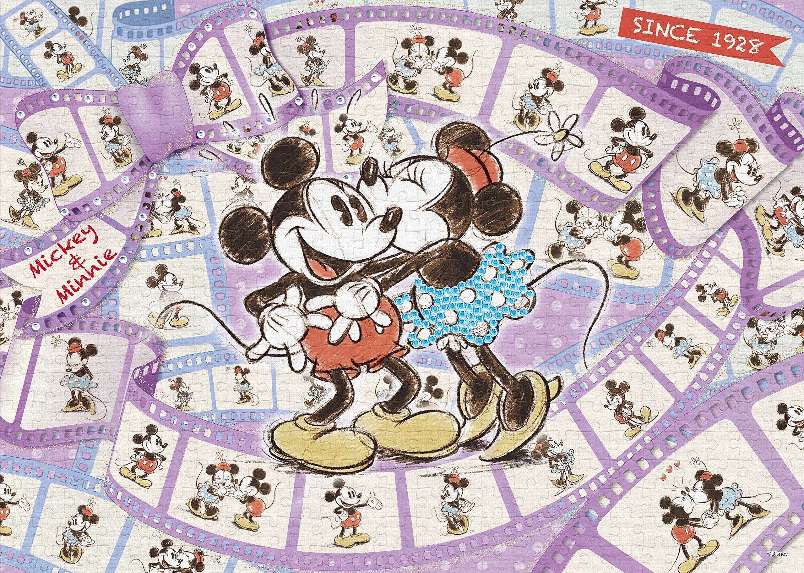 Epoch 500-Piece Disney Film Memories Jigsaw Puzzle 38x53cm with Glue