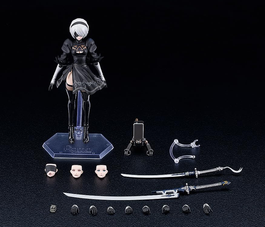 Max Factory Figma Nier Automata Ver1.1A 2B Yorha Action Figure- Japan Figure Store - #1 Bring To You The Best Japanese Goods